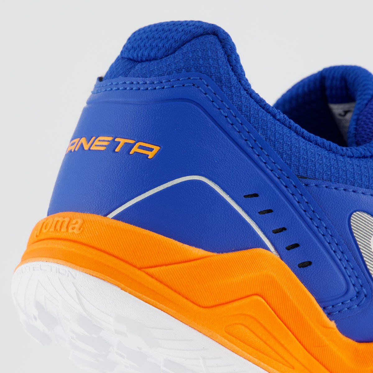 Chuteira Joma Caneta Society Azul e Laranja Azul 6