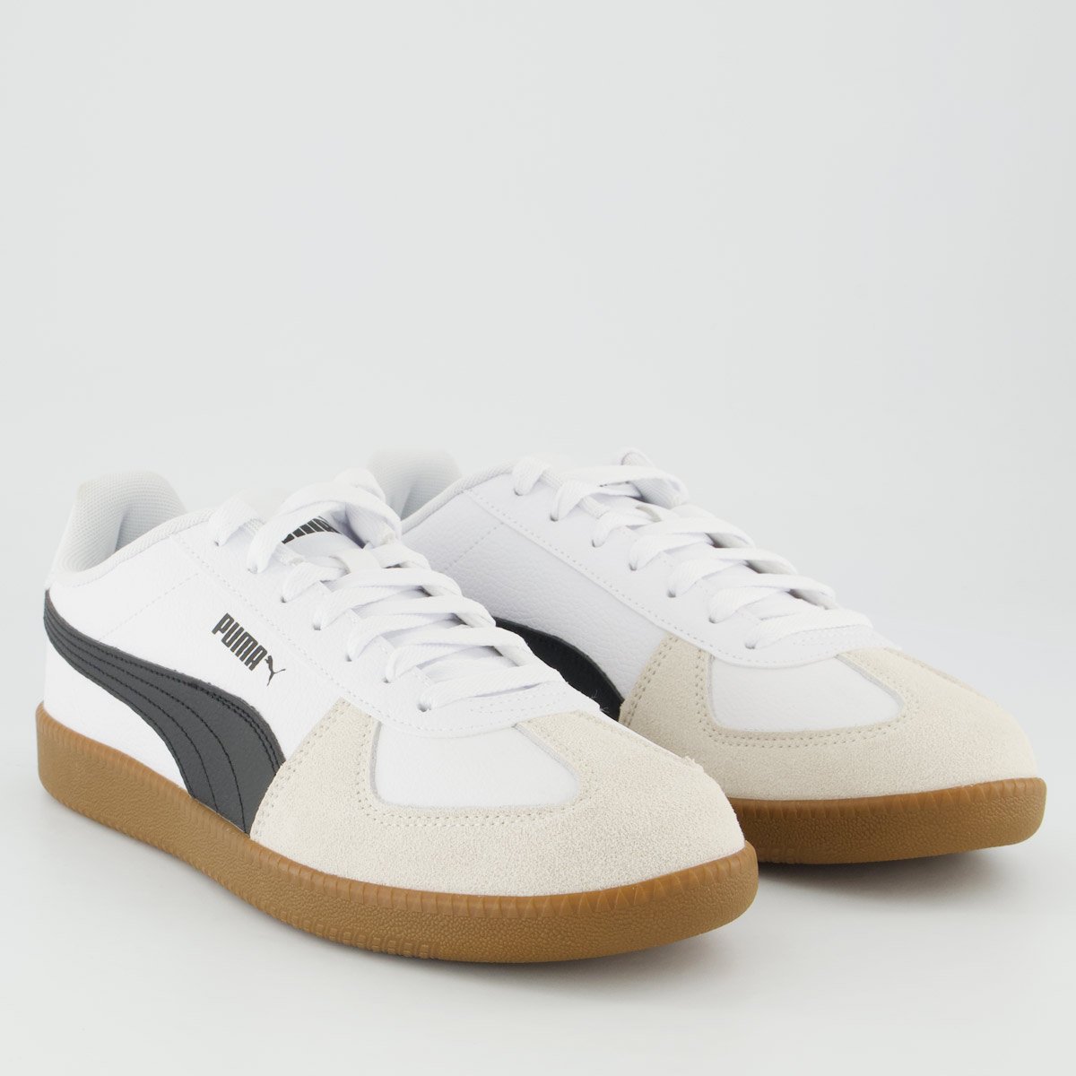 Tênis Puma Club Lt Branco e Preto Branco/Preto 2