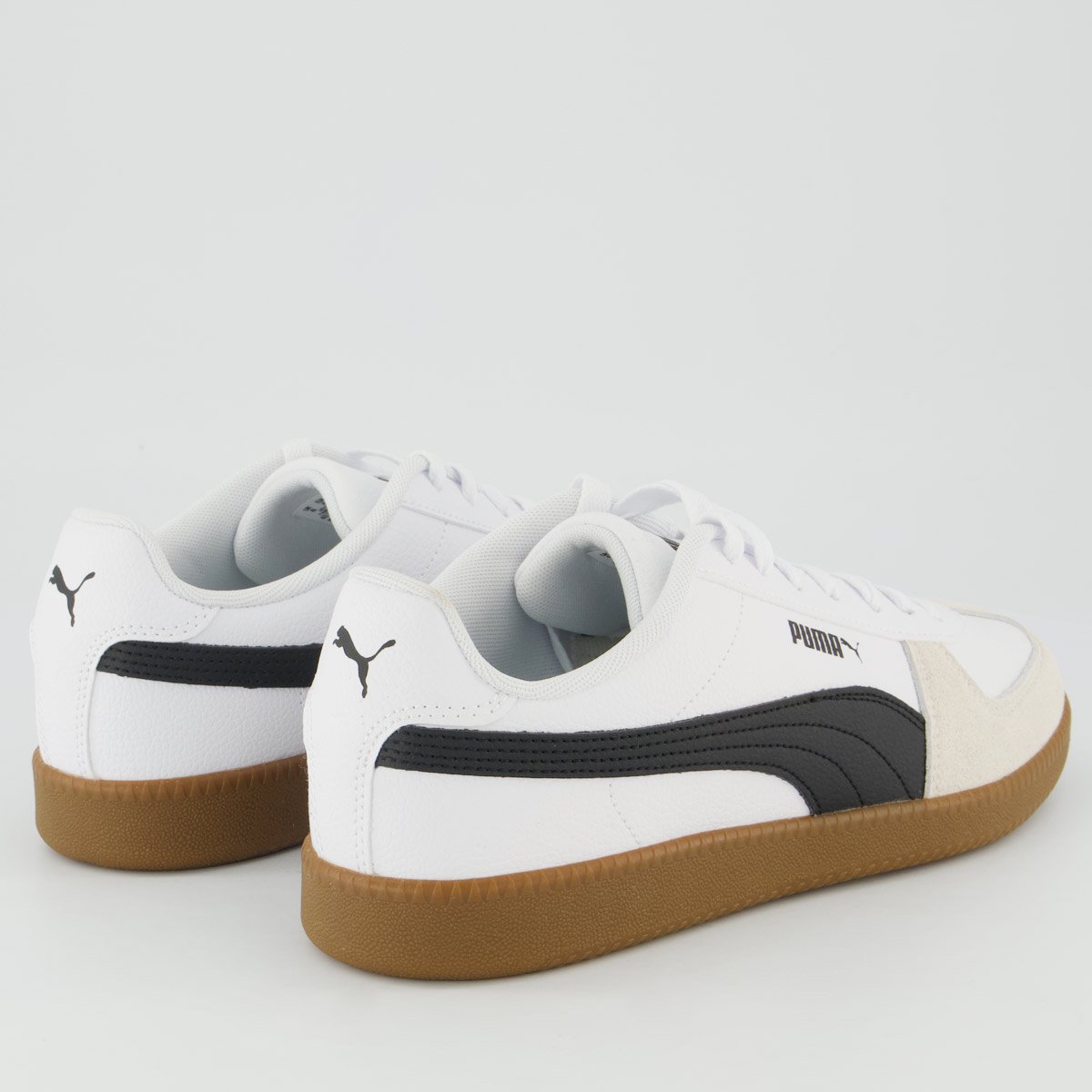 Tênis Puma Club Lt Branco e Preto Branco/Preto 3