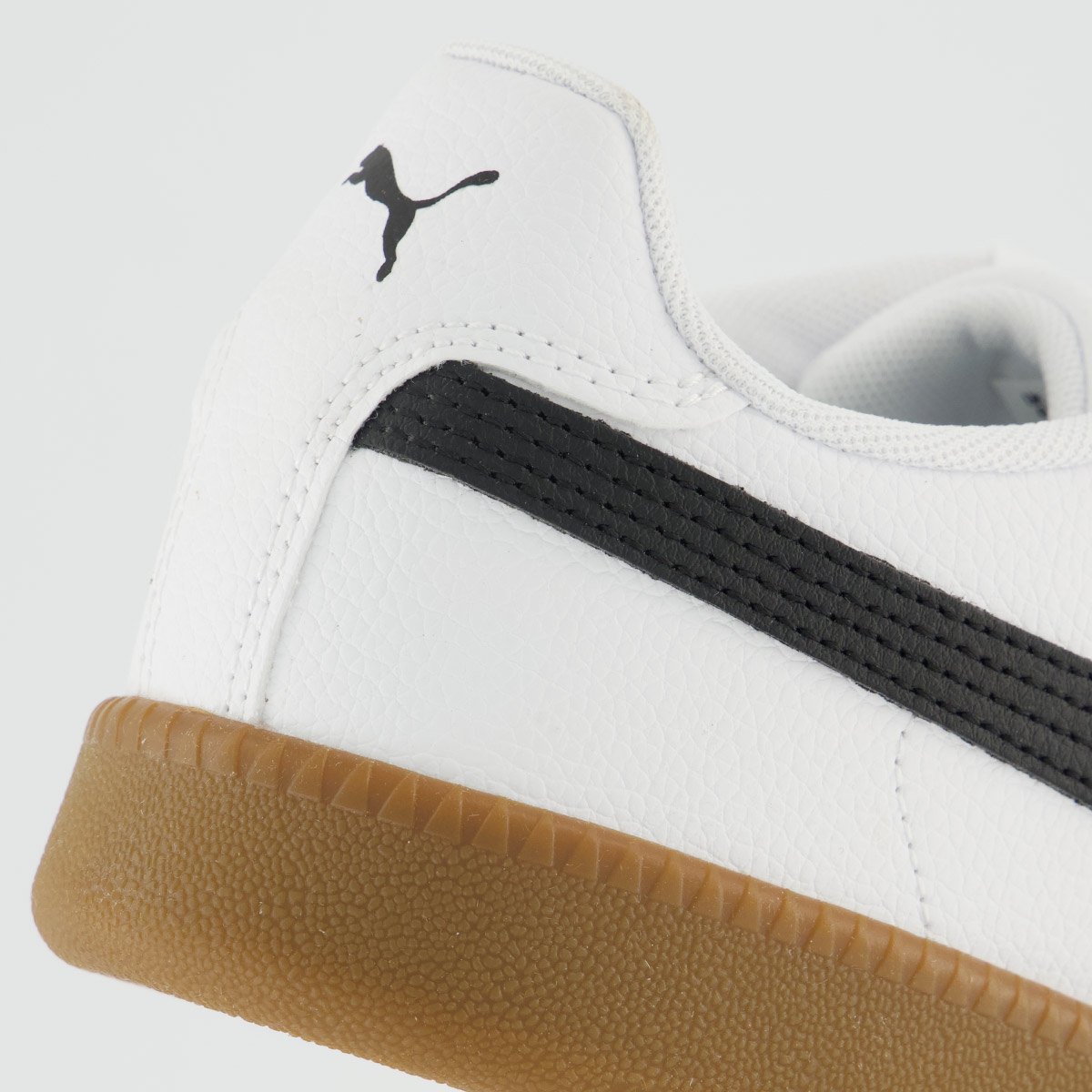 Tênis Puma Club Lt Branco e Preto Branco/Preto 6