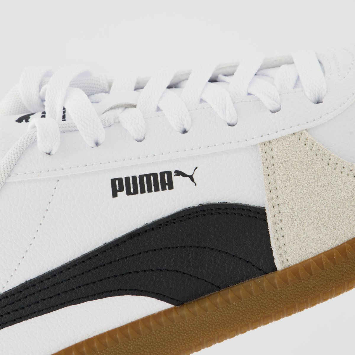 Tênis Puma Club Lt Branco e Preto Branco/Preto 7