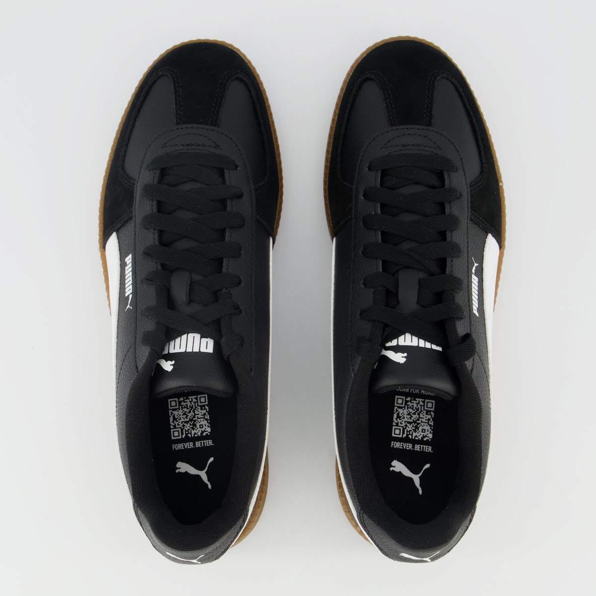 Tênis Puma Club Lt Preto e Branco Preto/Branco 4