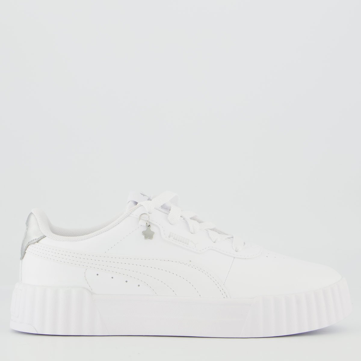 Tênis Puma Carina 3.0 Charm Infantil Branco