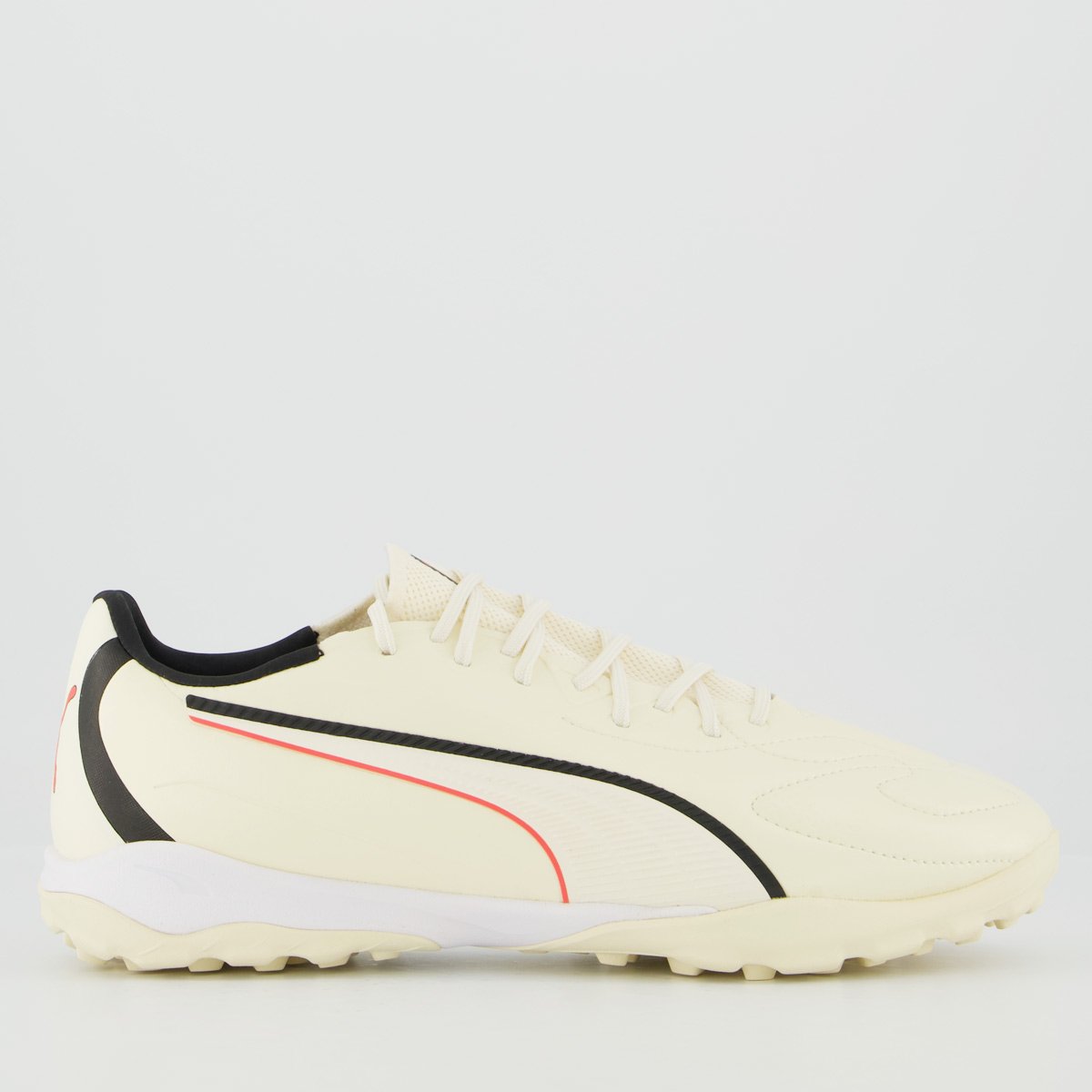 Chuteira Puma King 20 Match Society Bege e Preto