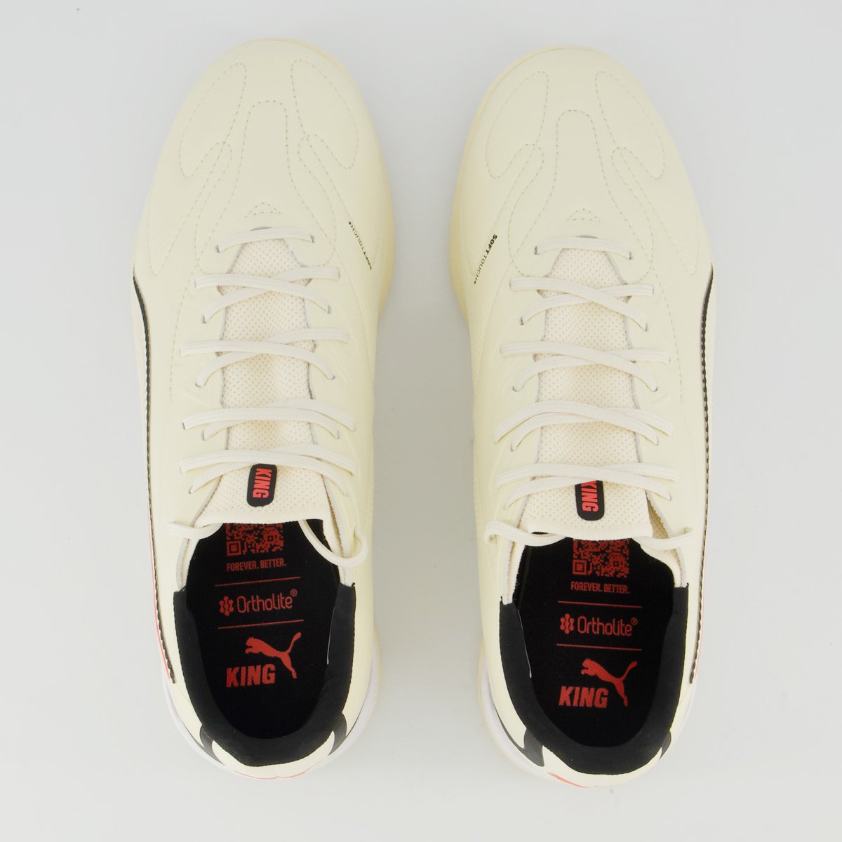 Chuteira Puma King 20 Match Society Bege e Preto Bege 4