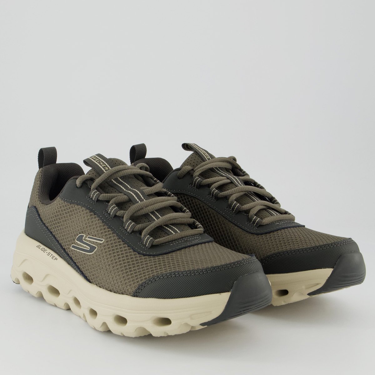 Tênis Skechers Glide-Step Sole verde e cinza Verde 8