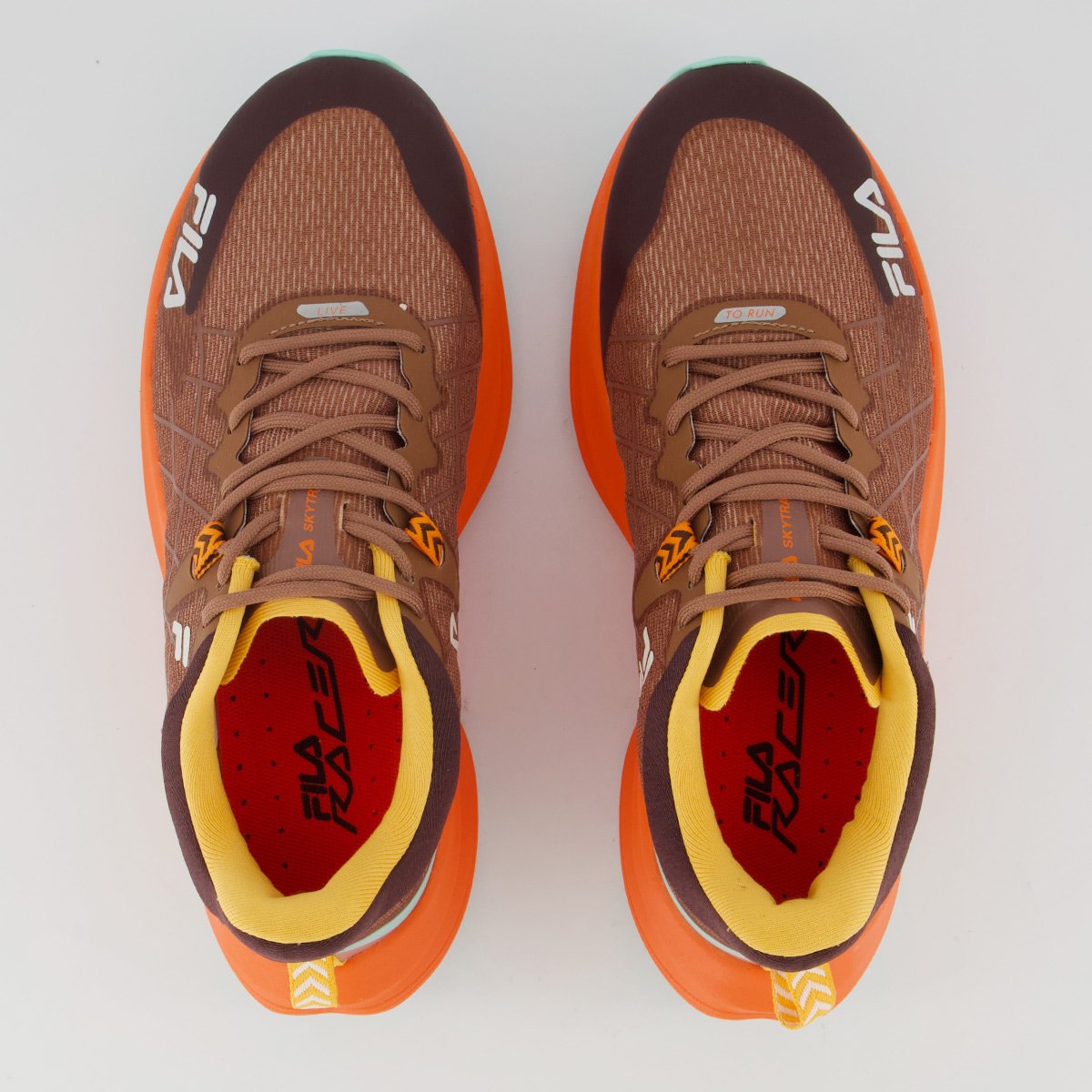Tênis Fila Racer Skytrail Feminino Marrom e Laranja Marrom/Laranja 4