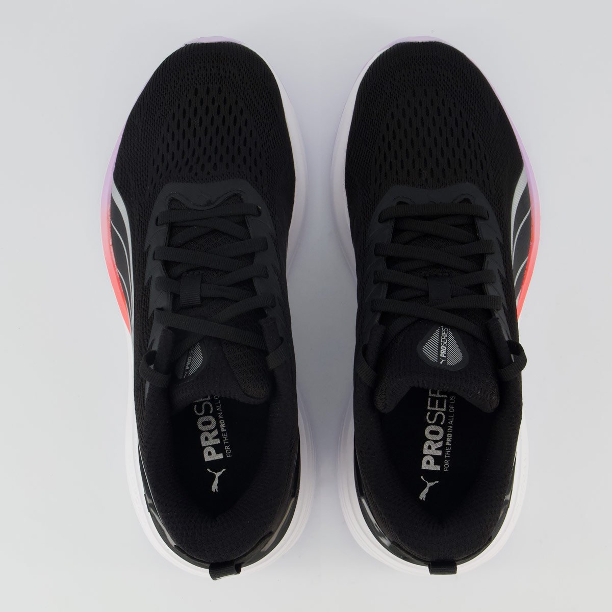 Tênis Puma Scend Pro 3 Feminino Preto e Lilás Preto/Laranja 4