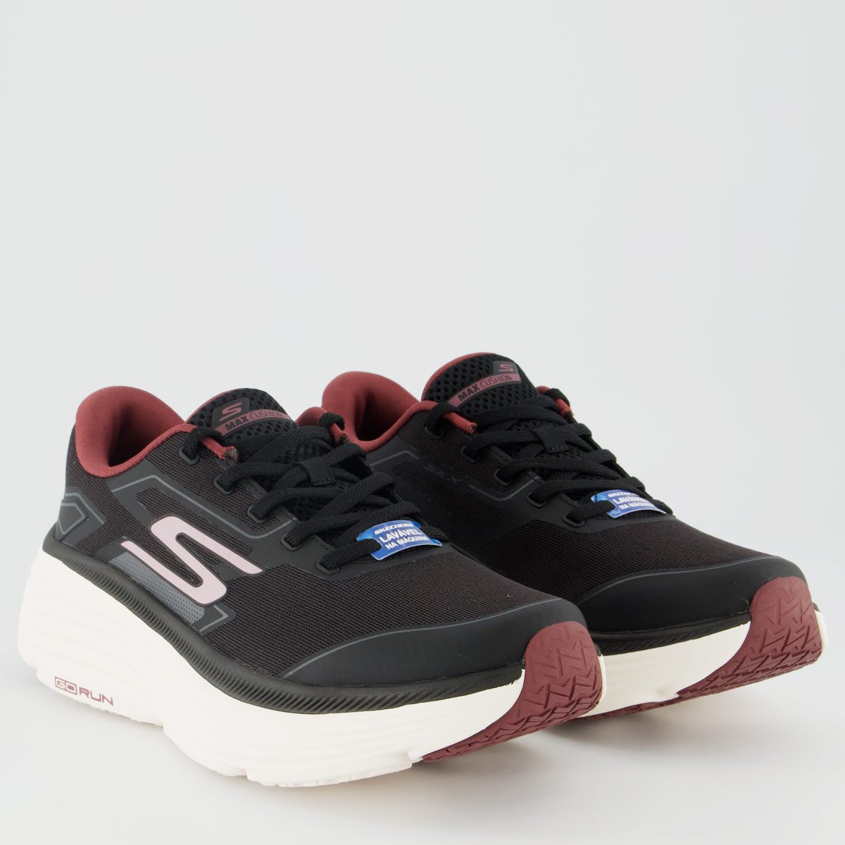 Tênis Skechers Max Cushioning Endeavour Feminino Preto Preto 2
