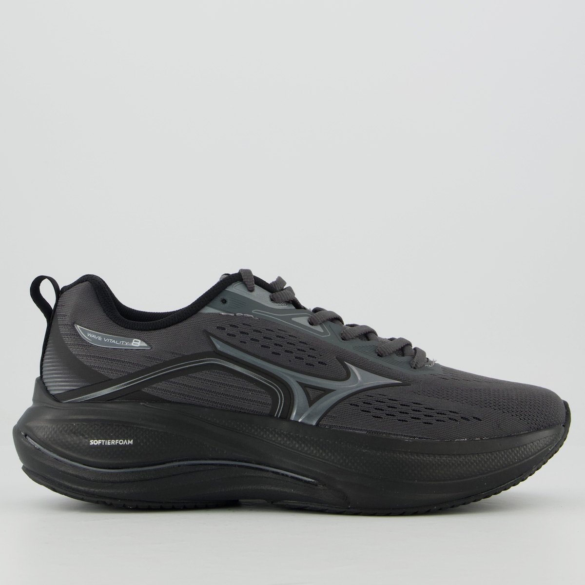 Tênis Mizuno Vitality 8 Cinza e Preto