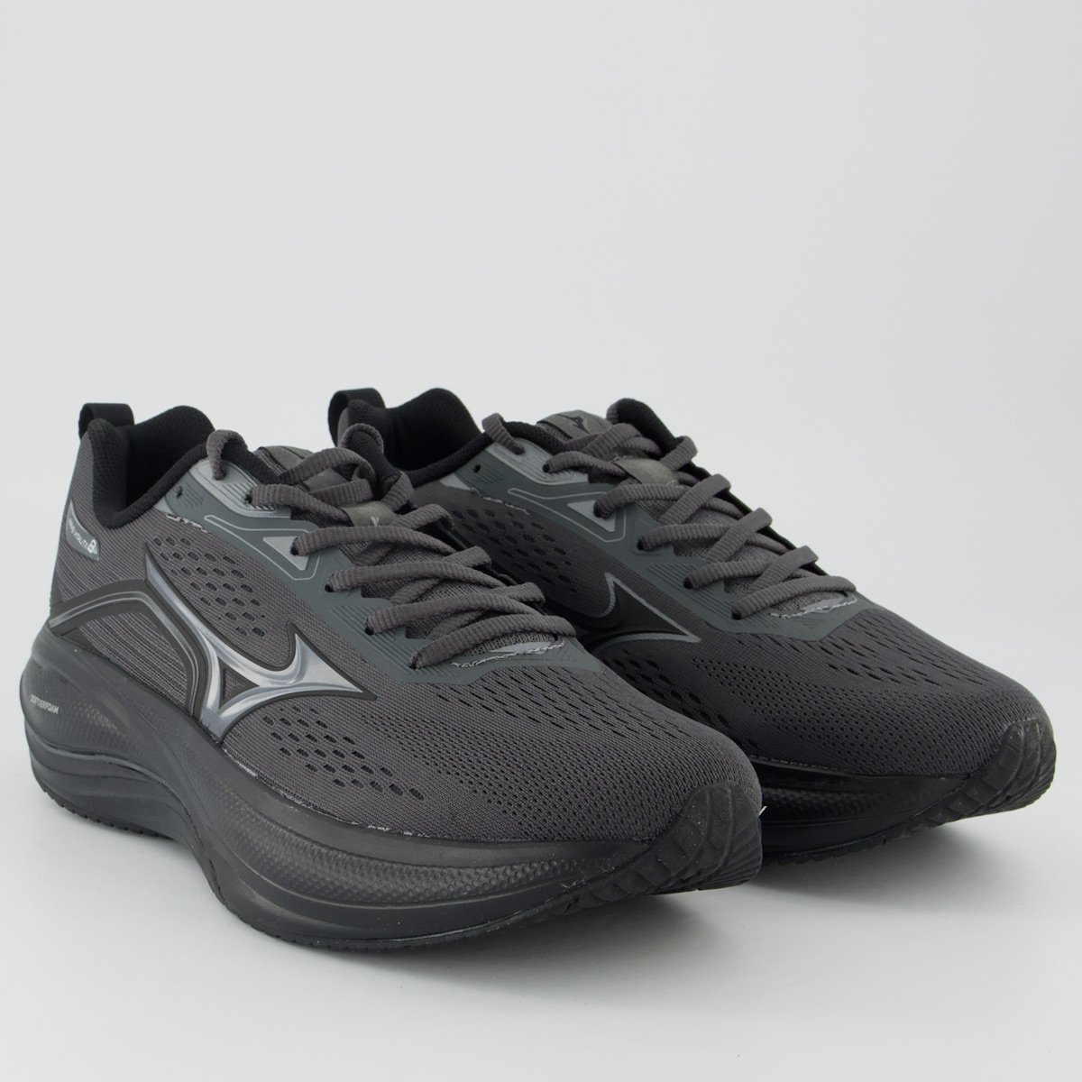 Tênis Mizuno Vitality 8 Cinza e Preto Cinza/Preto 2