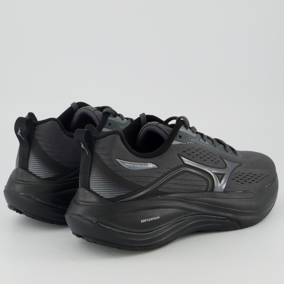 Tênis Mizuno Vitality 8 Cinza e Preto Cinza/Preto 3