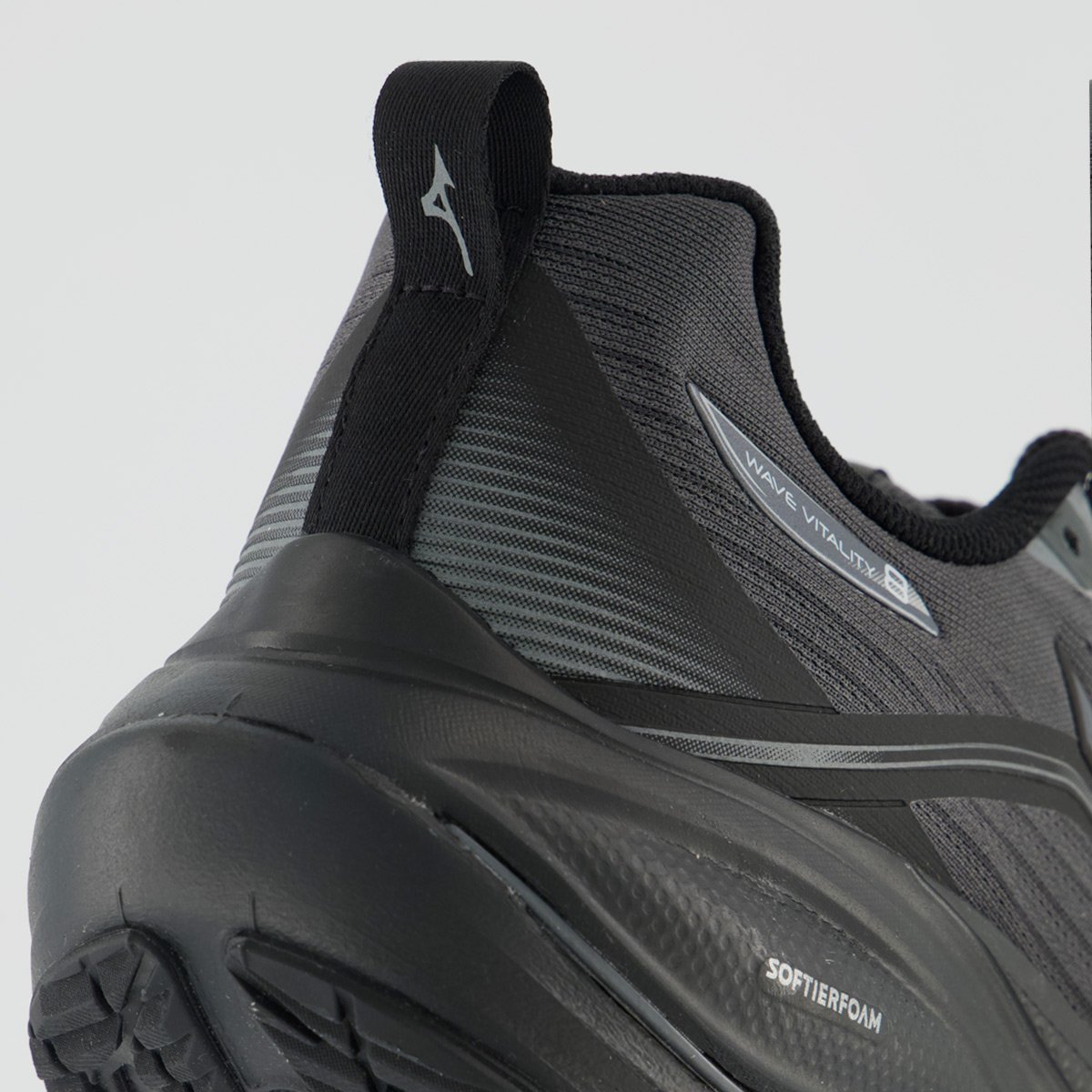 Tênis Mizuno Vitality 8 Cinza e Preto Cinza/Preto 6
