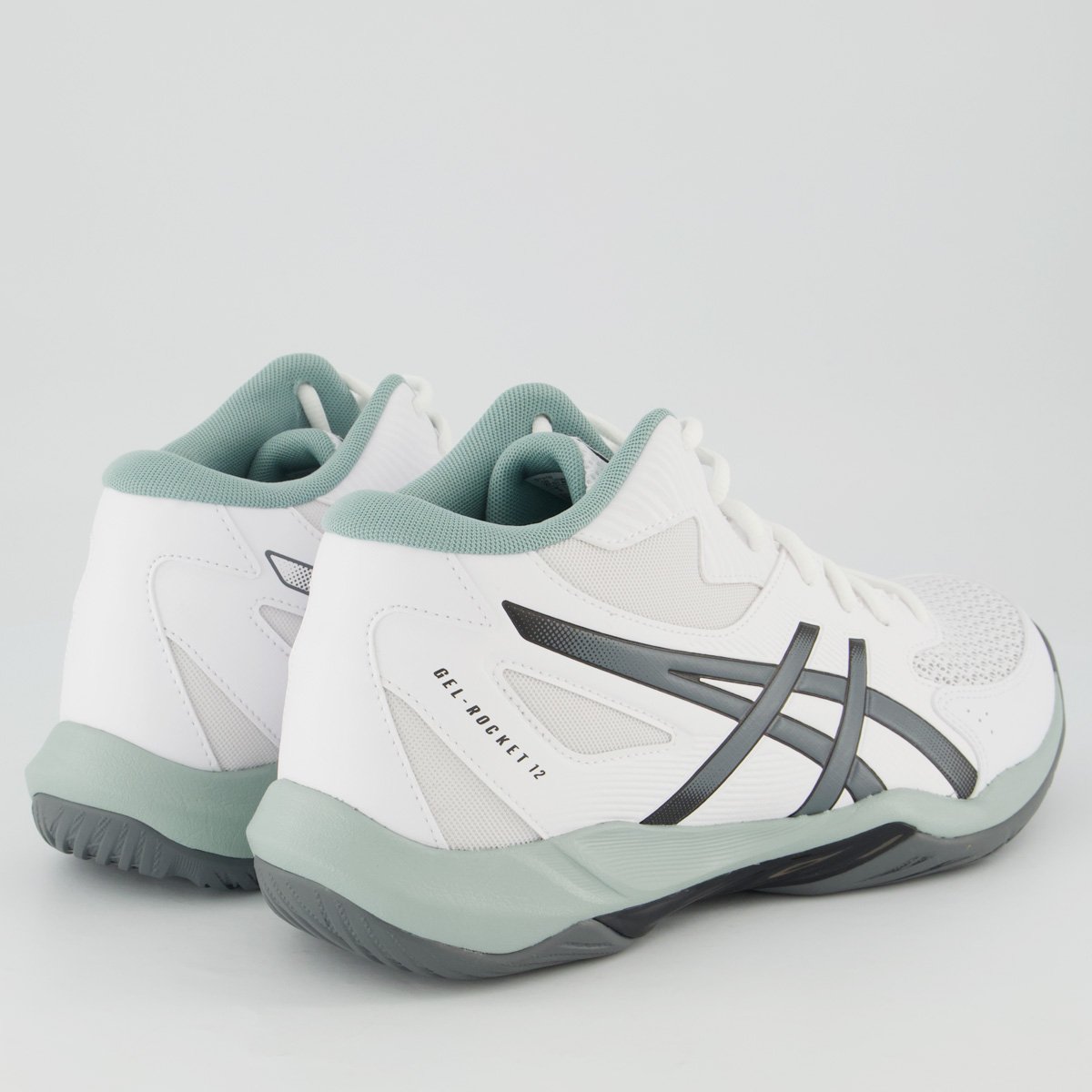 Tênis Asics Gel Rocket MT 12 Branco e Verde Branco/Verde 3