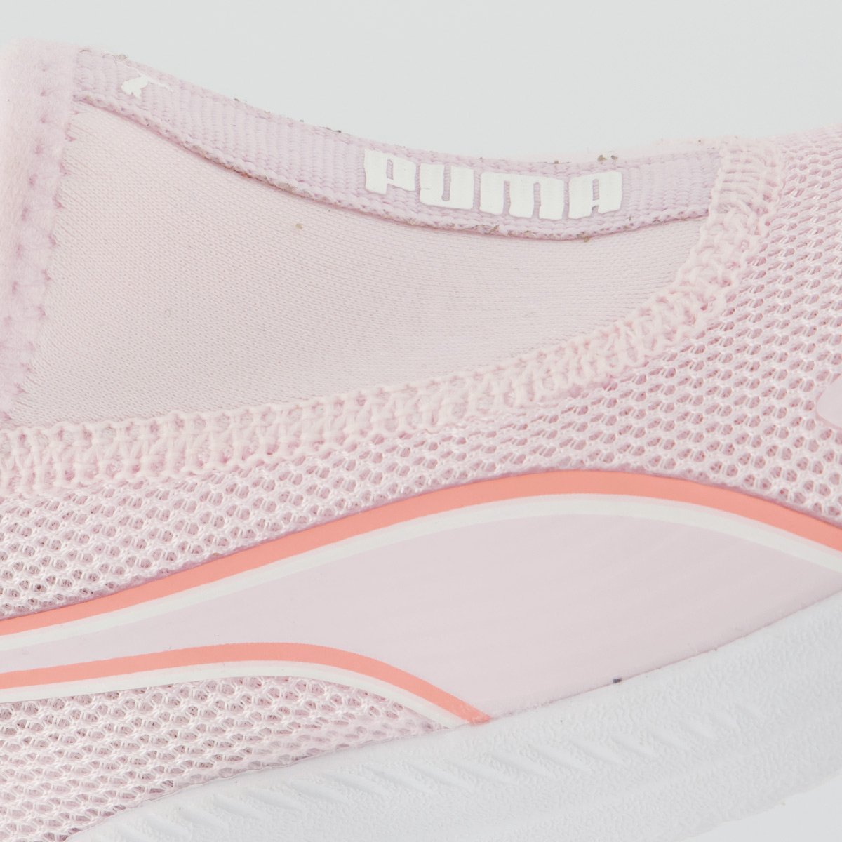 Tênis Puma Sky Runner Slip Infantil Rosa e Branco Rosa 7