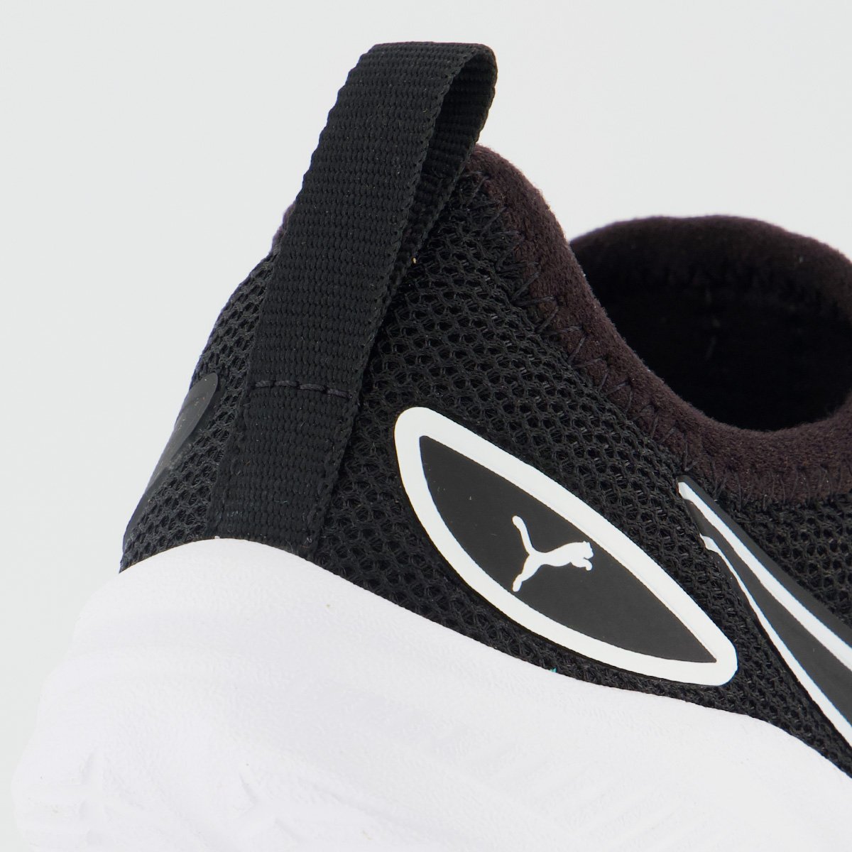 Tênis Puma Sky Runner Slip On Bold Bdp Infantil Preto e Branco Preto 6