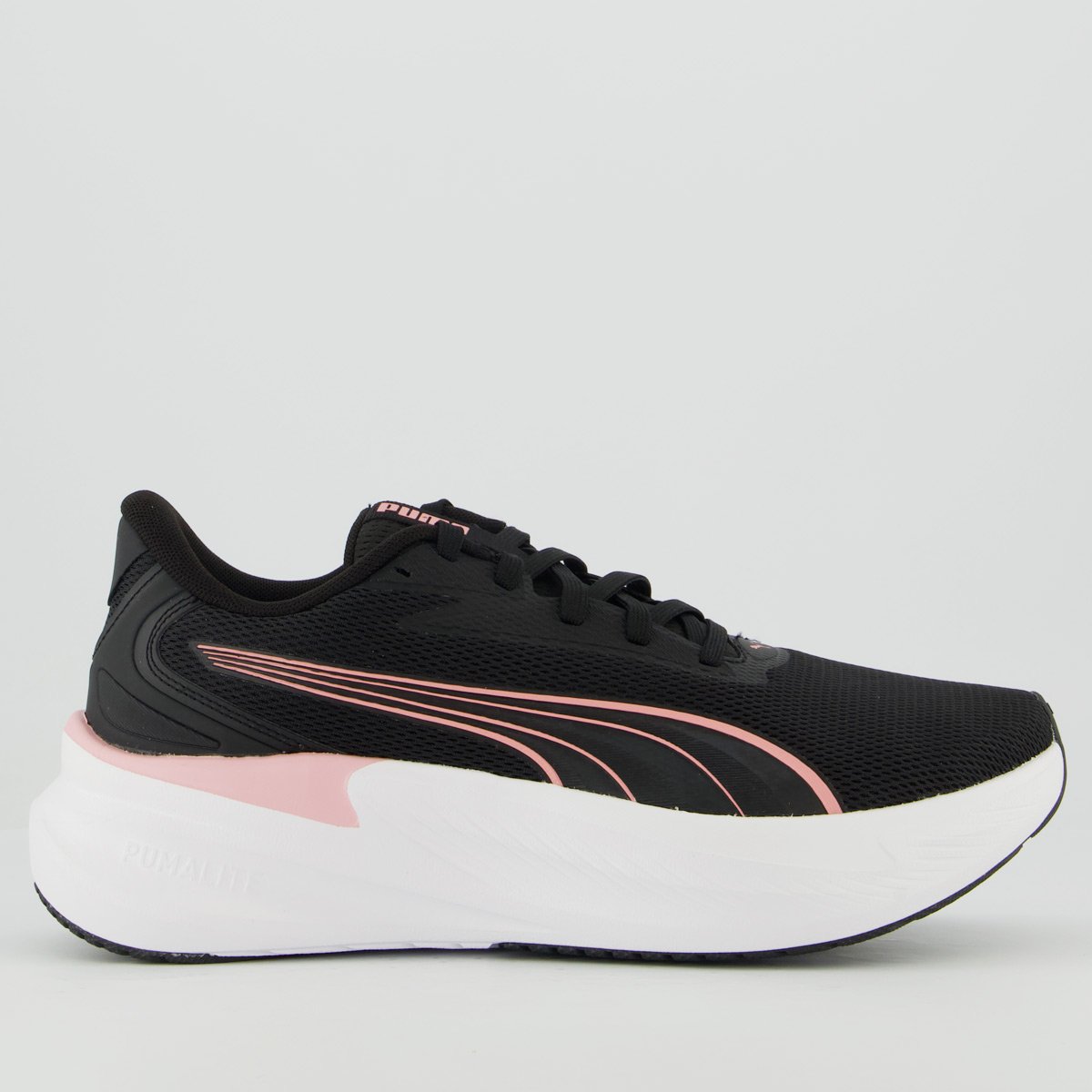 Tênis Puma Maxstride Lite Wns Feminino Preto e Rosa Preto/Rosa 8
