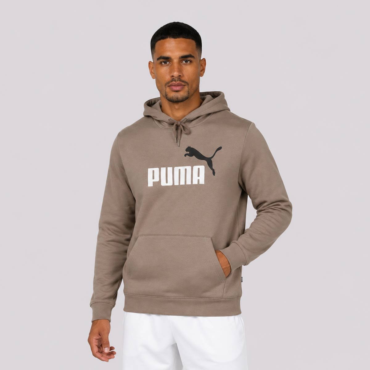 Moletom Puma Ess 2 Color No.1 Logo FL Marrom Marrom 2