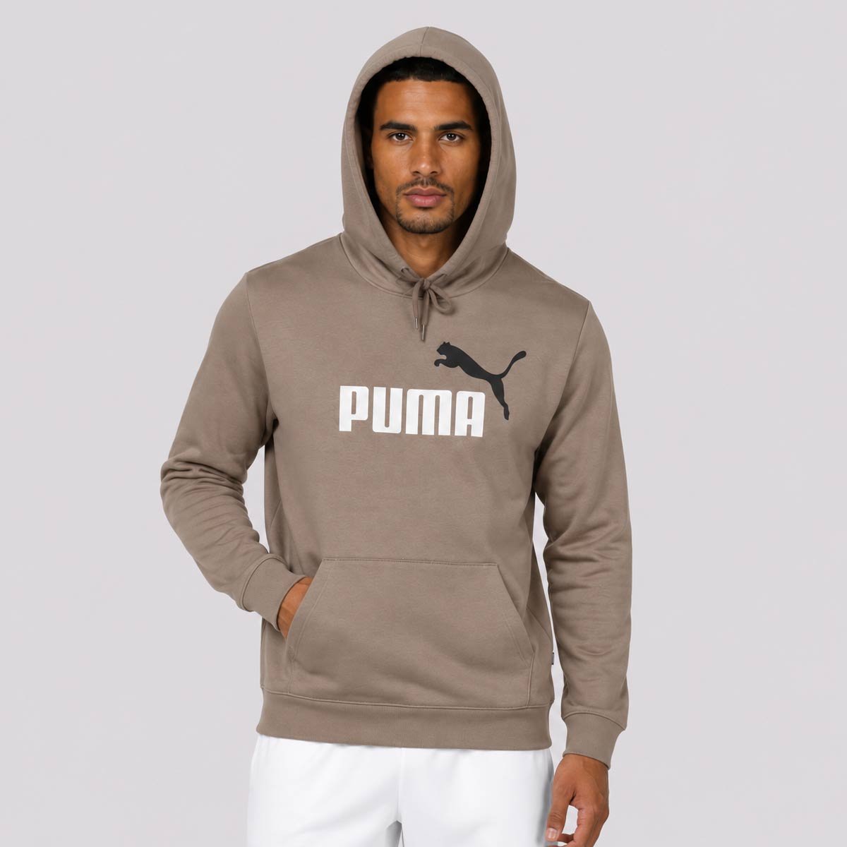 Moletom Puma Ess 2 Color No.1 Logo FL Marrom Marrom 3