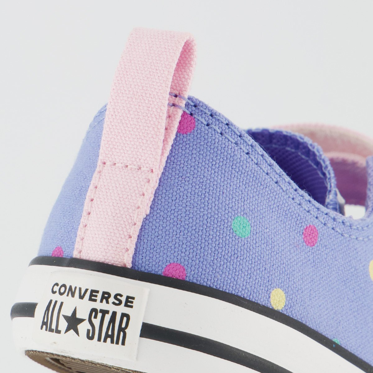 Tênis Converse All Star Chuck Taylor Poá 2V Infantil Lilás e Rosa Lilás/Rosa 6