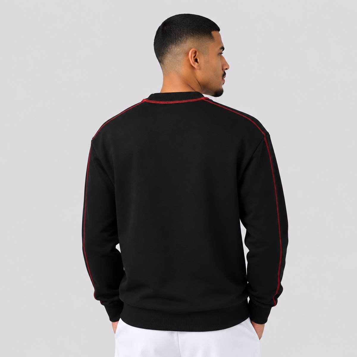 Moletom Puma Ferrari Premium T7 Sweat FL Preto Preto 4
