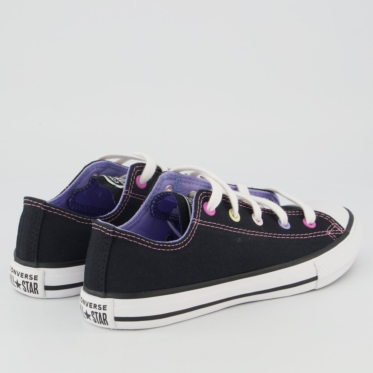 Tênis Converse All Star Chuck Taylor Juvenil Preto Preto 3