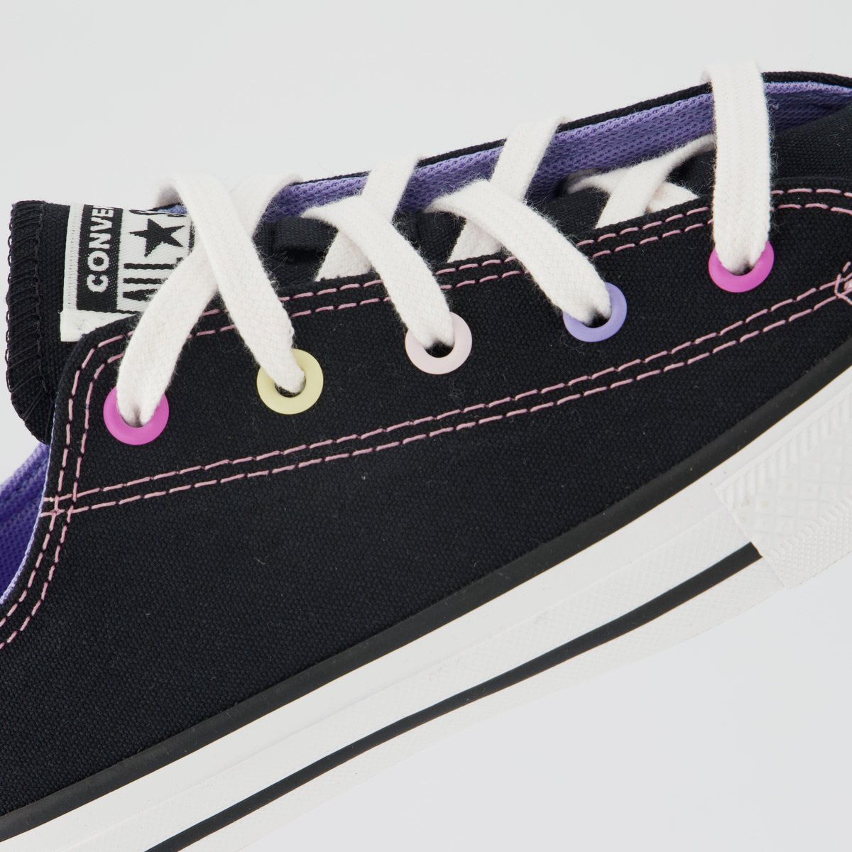 Tênis Converse All Star Chuck Taylor Juvenil Preto Preto 7