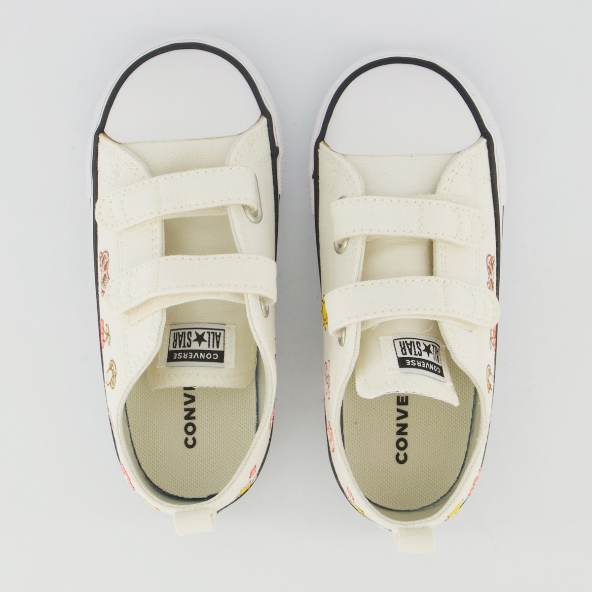 Tênis Converse All Star Chuck Taylor Stiker 2V Infantil Off White Off White 4