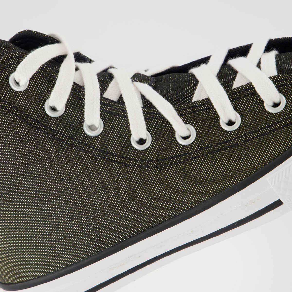 Tênis Converse All Star Chuck Taylor Cano Alto Juvenil Preto e Dourado Preto/Dourado 7