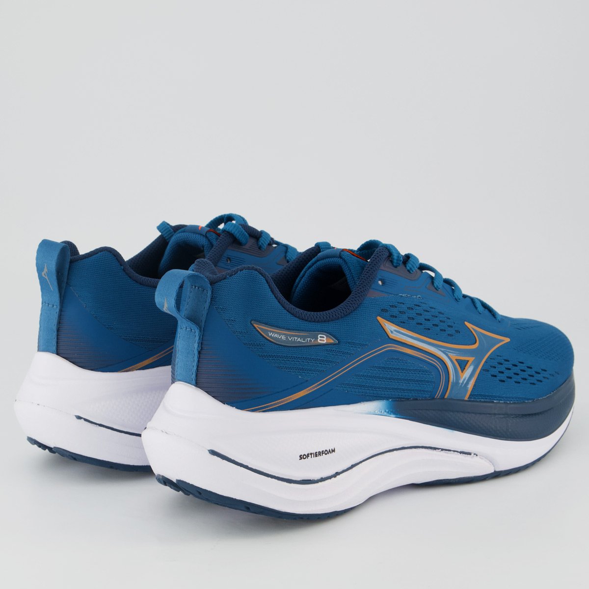 Tênis Mizuno Vitality 8 Azul e Laranja Azul 3