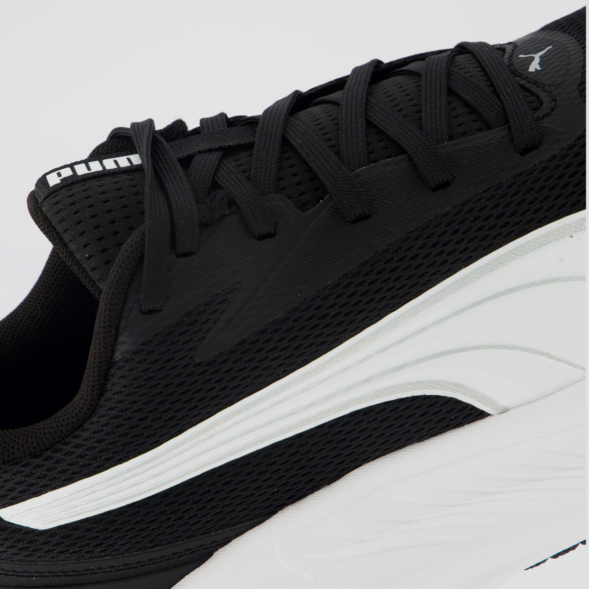 Tênis Puma Maxstride Lite Preto e Branco Preto/Branco 7