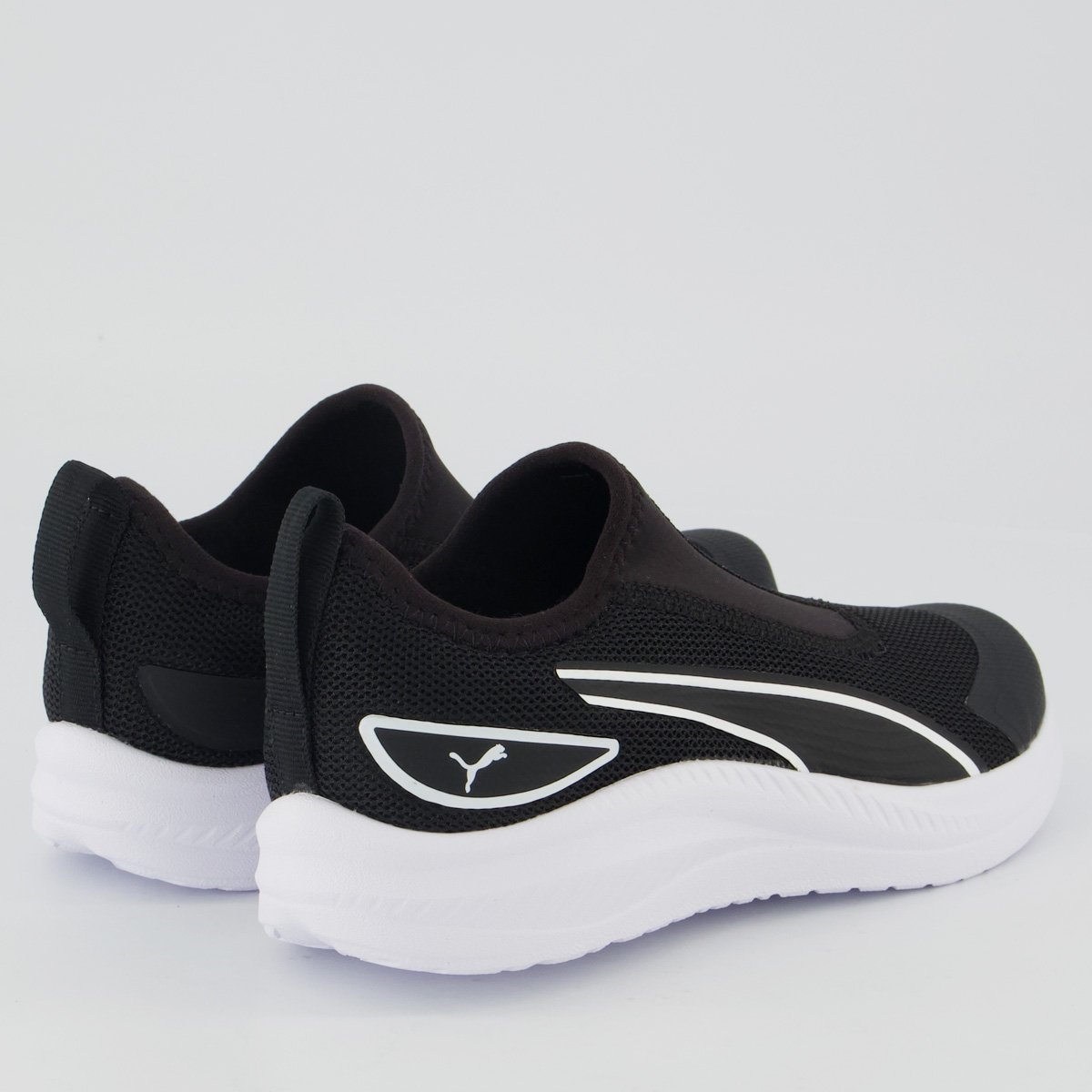 Tênis Puma Sky Runner Slip Infantil Preto e Branco Preto/Branco 3