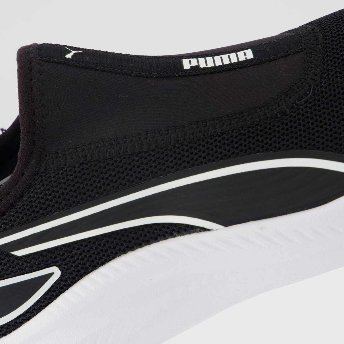Tênis Puma Sky Runner Slip Infantil Preto e Branco Preto/Branco 7