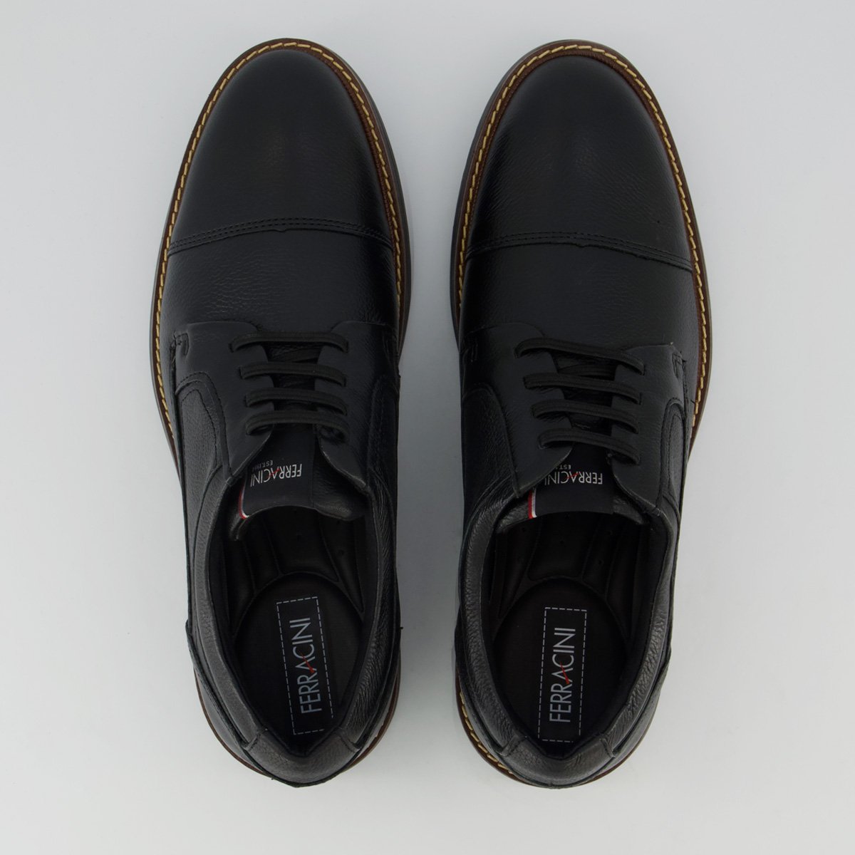 Sapato Ferracini Easy Preto Preto 4