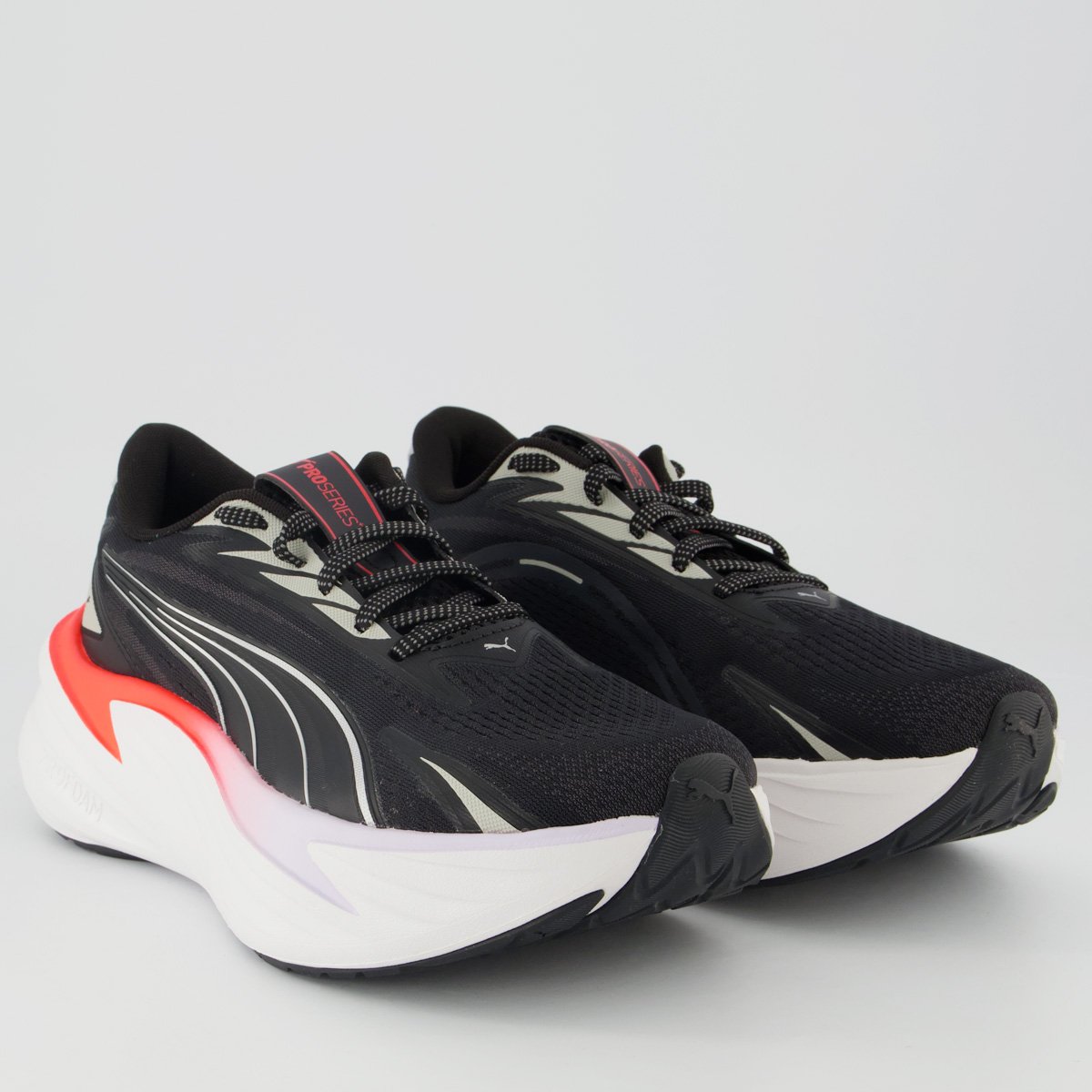 Tênis Puma Maxima Pro Feminino Preto e Vermelho Preto 2