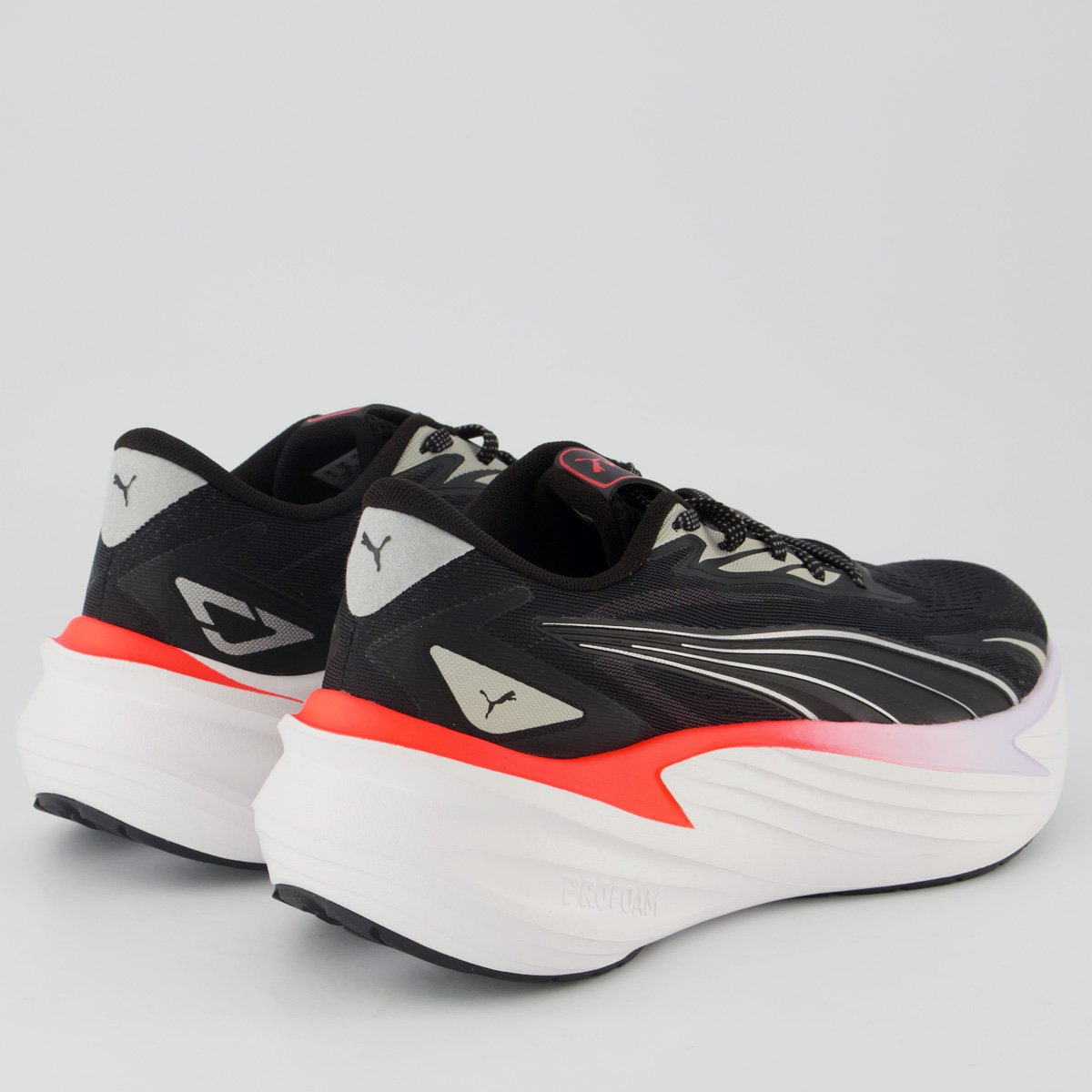 Tênis Puma Maxima Pro Feminino Preto e Vermelho Preto 3