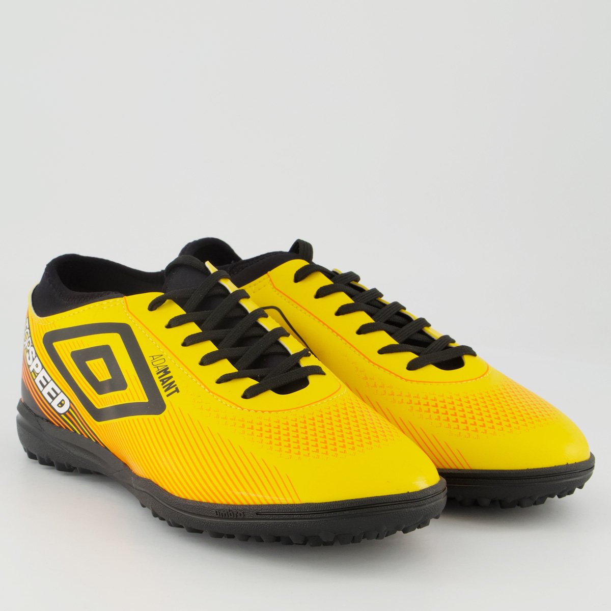Chuteira Umbro Top Speed League Society Amarela e Preta Amarelo 2