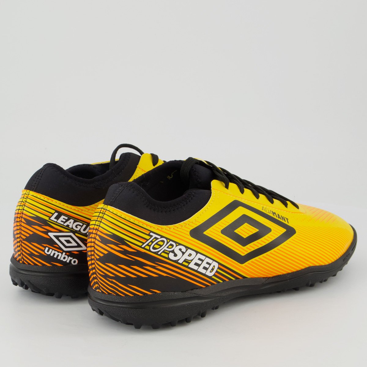Chuteira Umbro Top Speed League Society Amarela e Preta Amarelo 3
