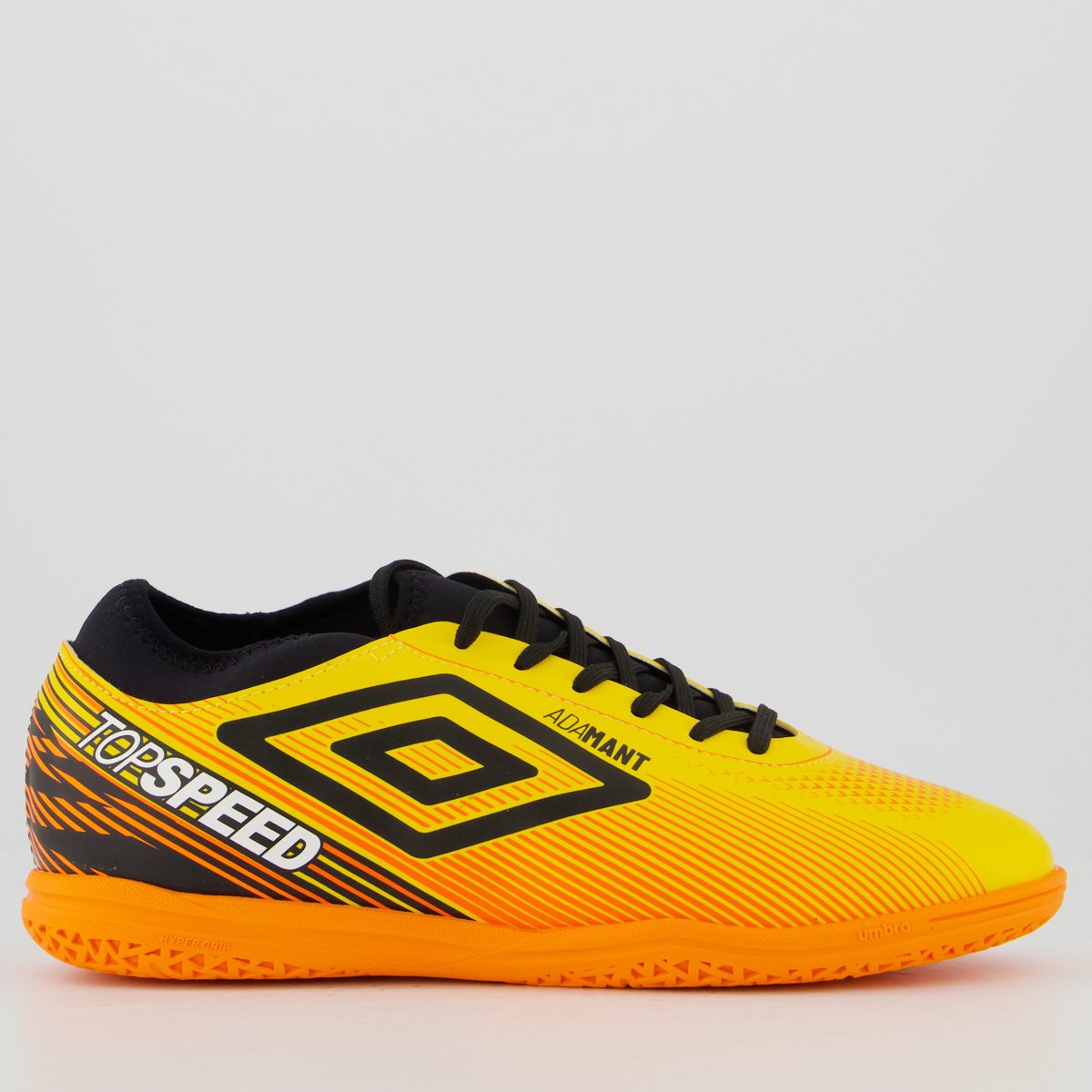 Chuteira Umbro Top Speed League Futsal Amarela e Preta
