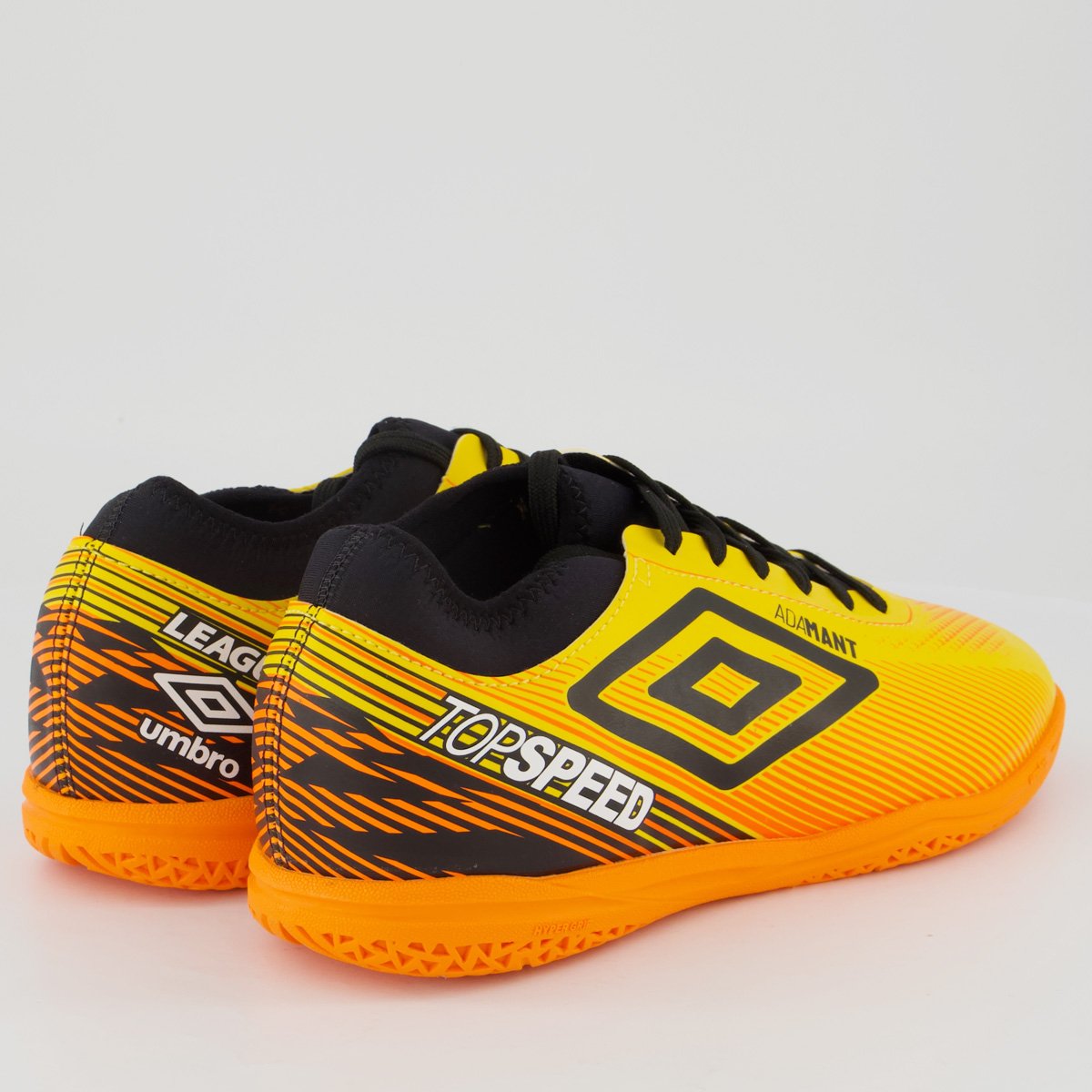 Chuteira Umbro Top Speed League Futsal Amarela e Preta Amarelo 3
