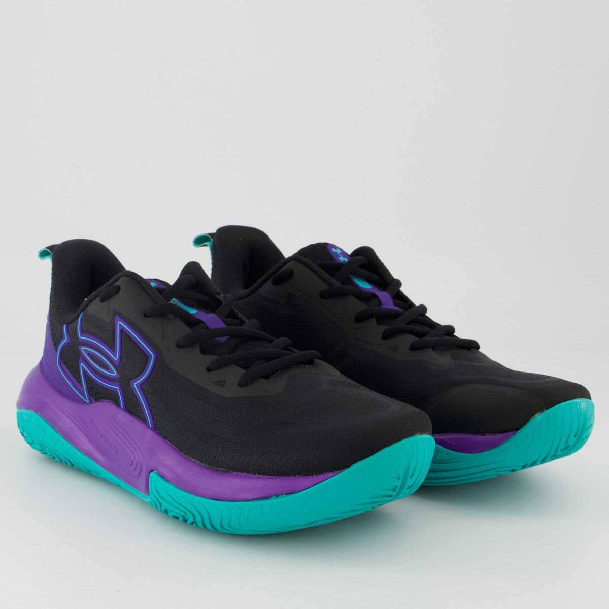 Tênis Under Armour Baller Preto e Roxo Preto/Roxo 2