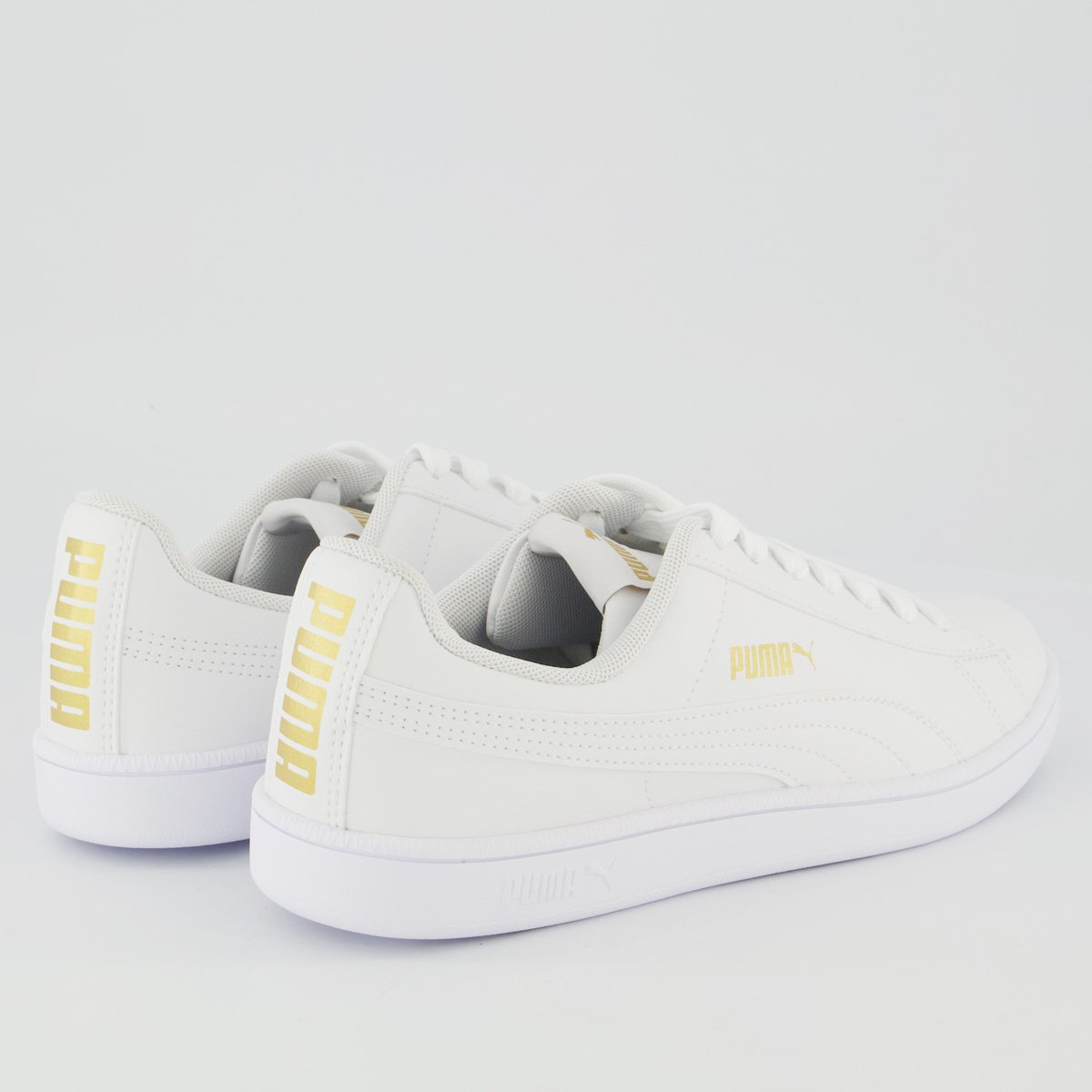 Tênis Puma Up Bdp Feminino Branco e Dourado Branco 3