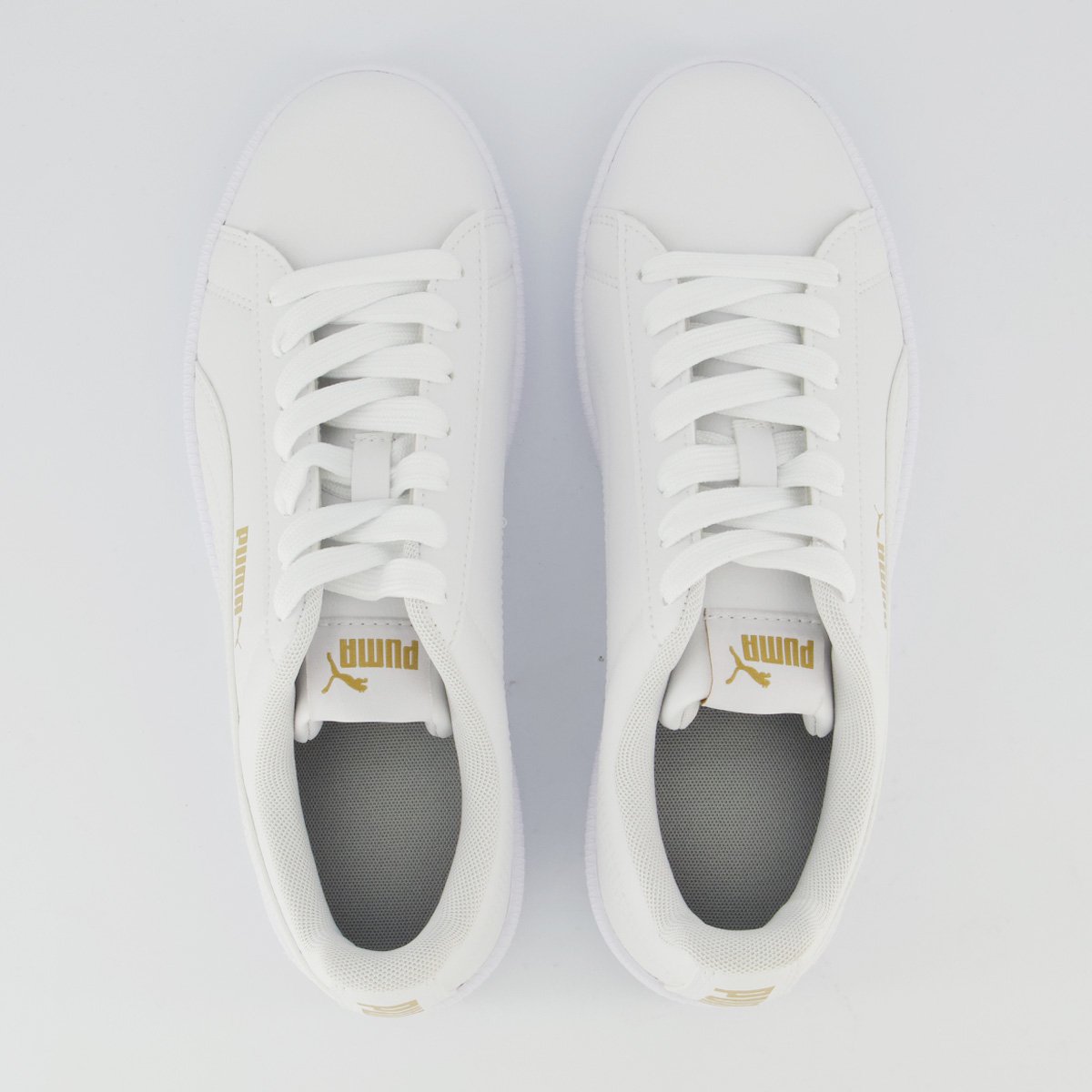 Tênis Puma Up Bdp Feminino Branco e Dourado Branco 4
