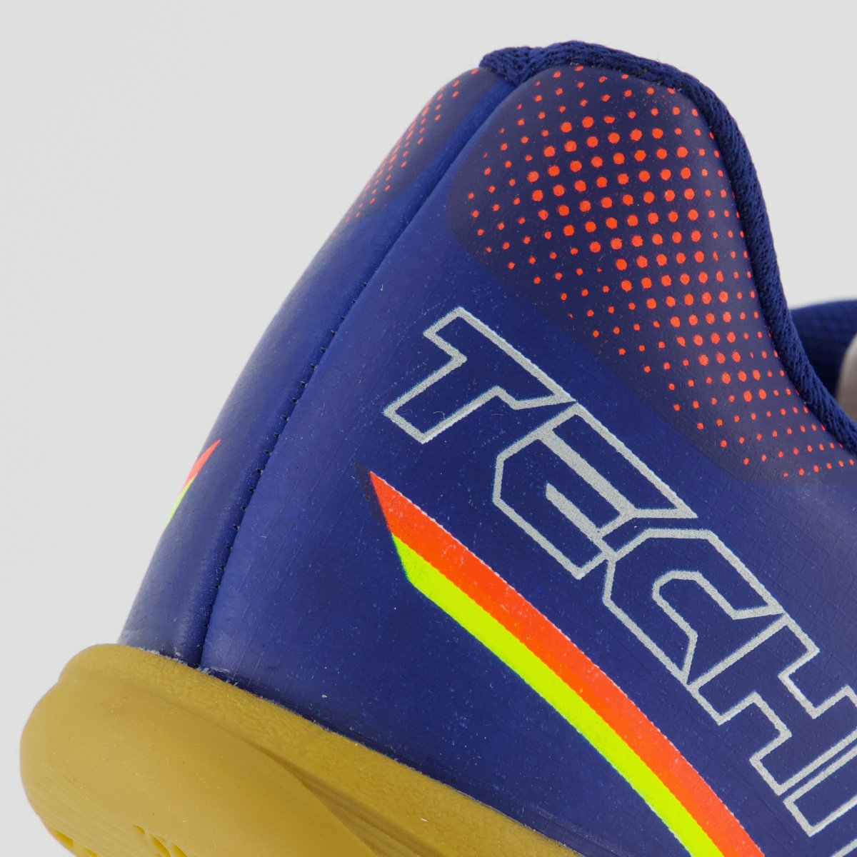 Chuteira Umbro Techno II Futsal Branca e Marinho Branco/Azul 6