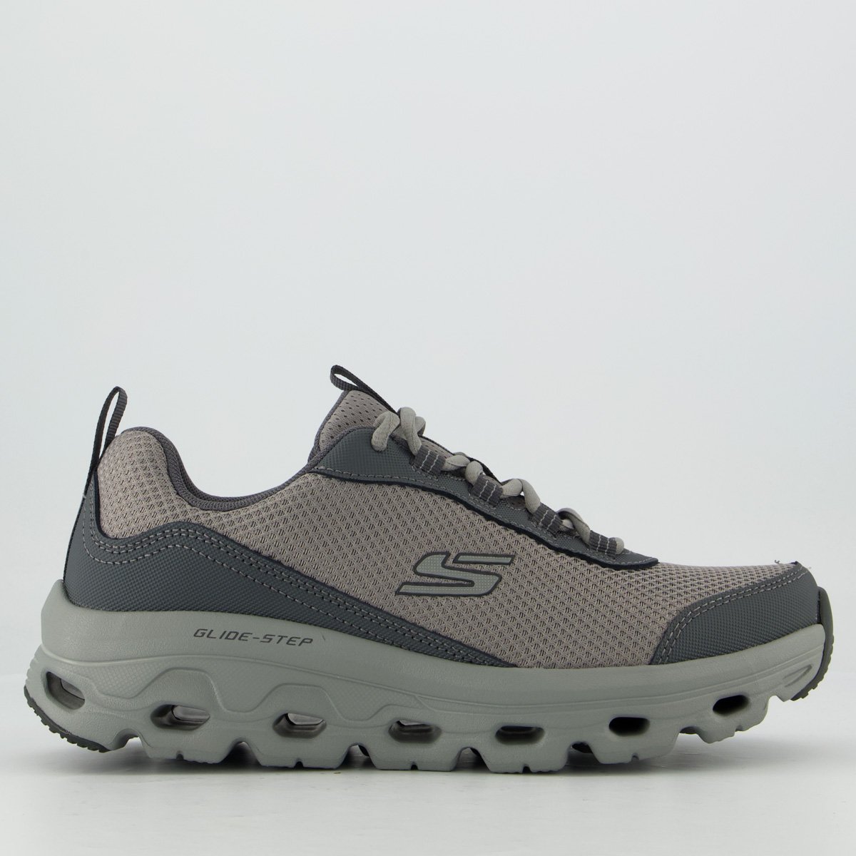 Tênis Skechers Glide-Step Sole Cinza