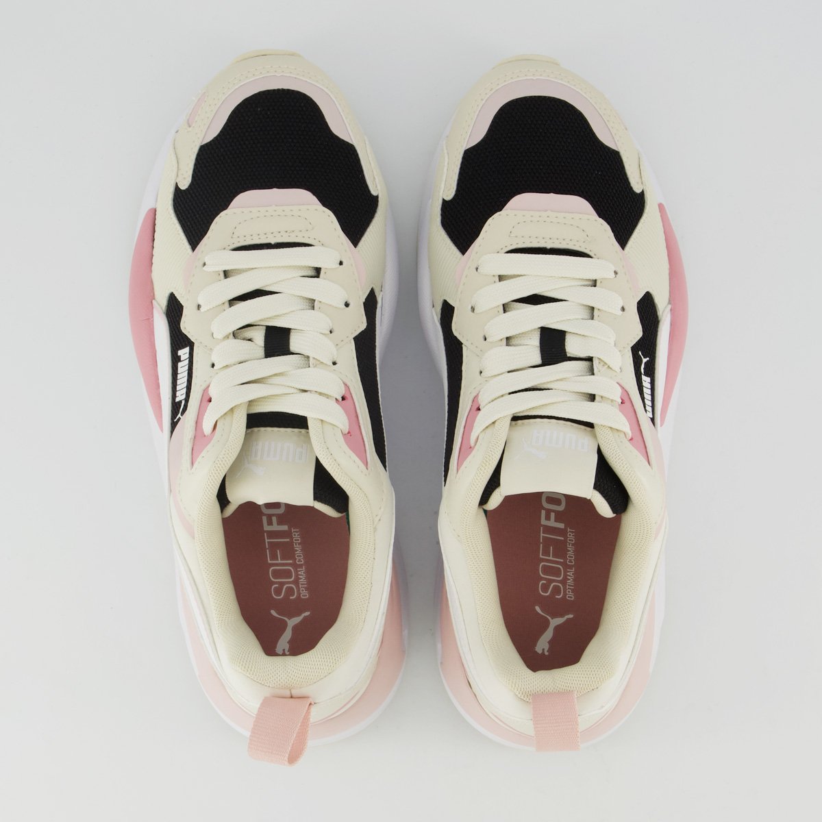 Tênis Puma X-Ray 3 WNS BDP Feminino Bege e Rosa Bege/Rosa 4