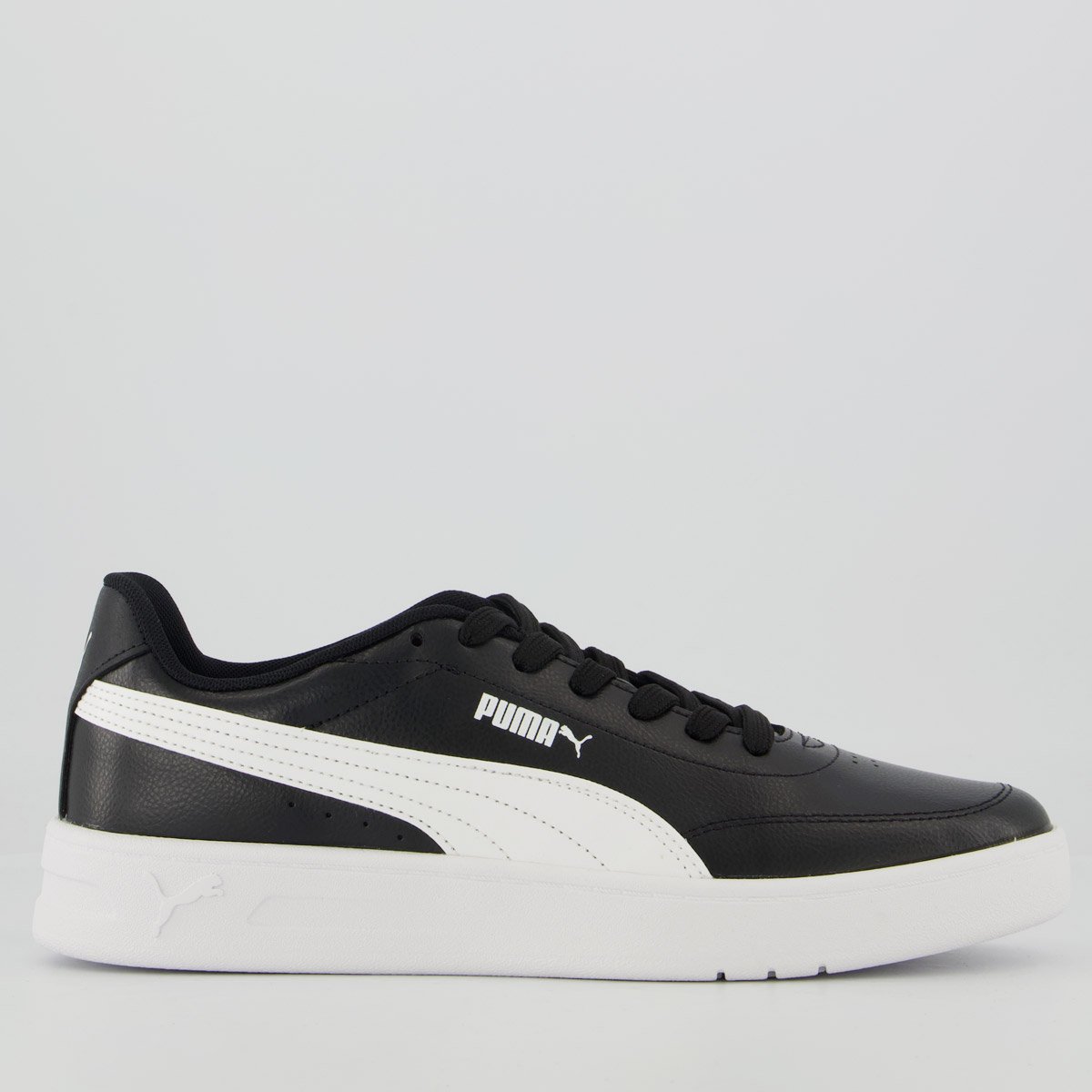 Tênis Puma Court Classic Clean BDP Preto e Branco