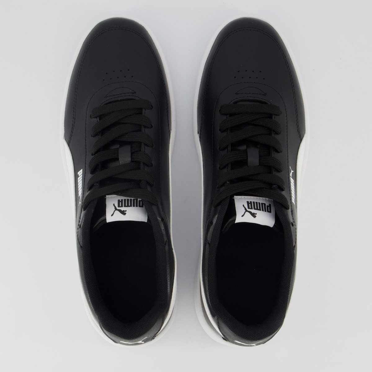 Tênis Puma Court Classic Clean BDP Preto e Branco Preto 4