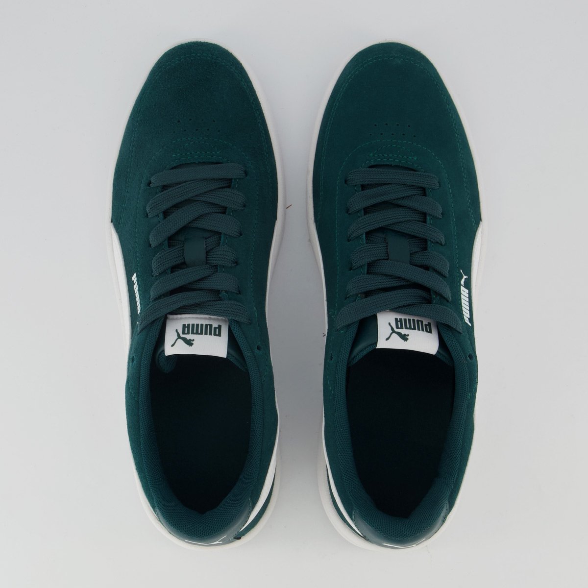 Tênis Puma Court Classic Clean SD BDP Verde e Bran Verde 4