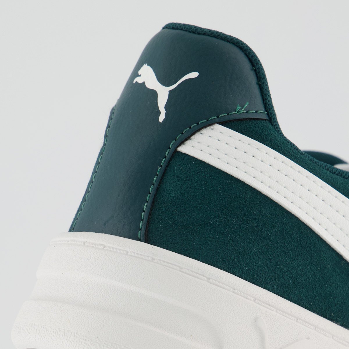 Tênis Puma Court Classic Clean SD BDP Verde e Bran Verde 6